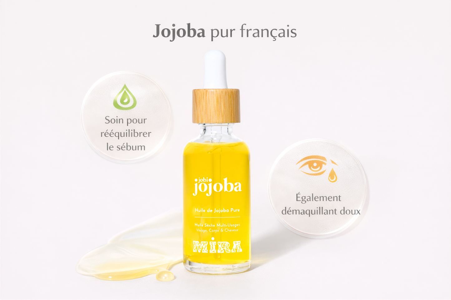 Huile de jojoba pure rééquilibrante - MIRA