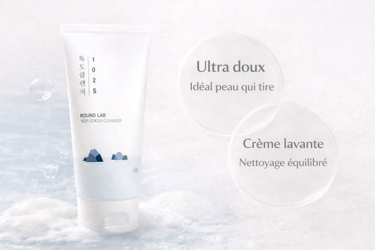 Crème lavante visage douce - ROUND LAB