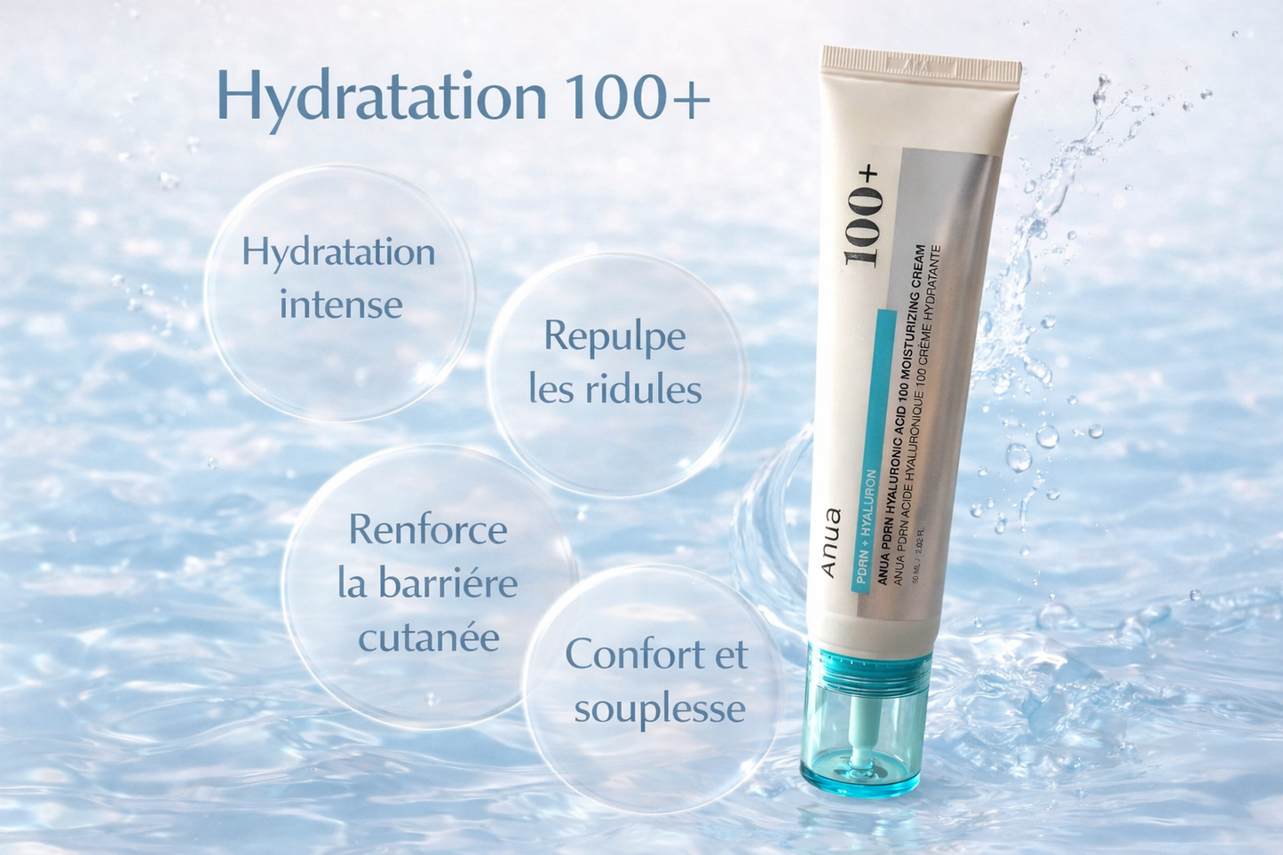 Crème hydratante à l‘acide hyaluronique - ANUA
