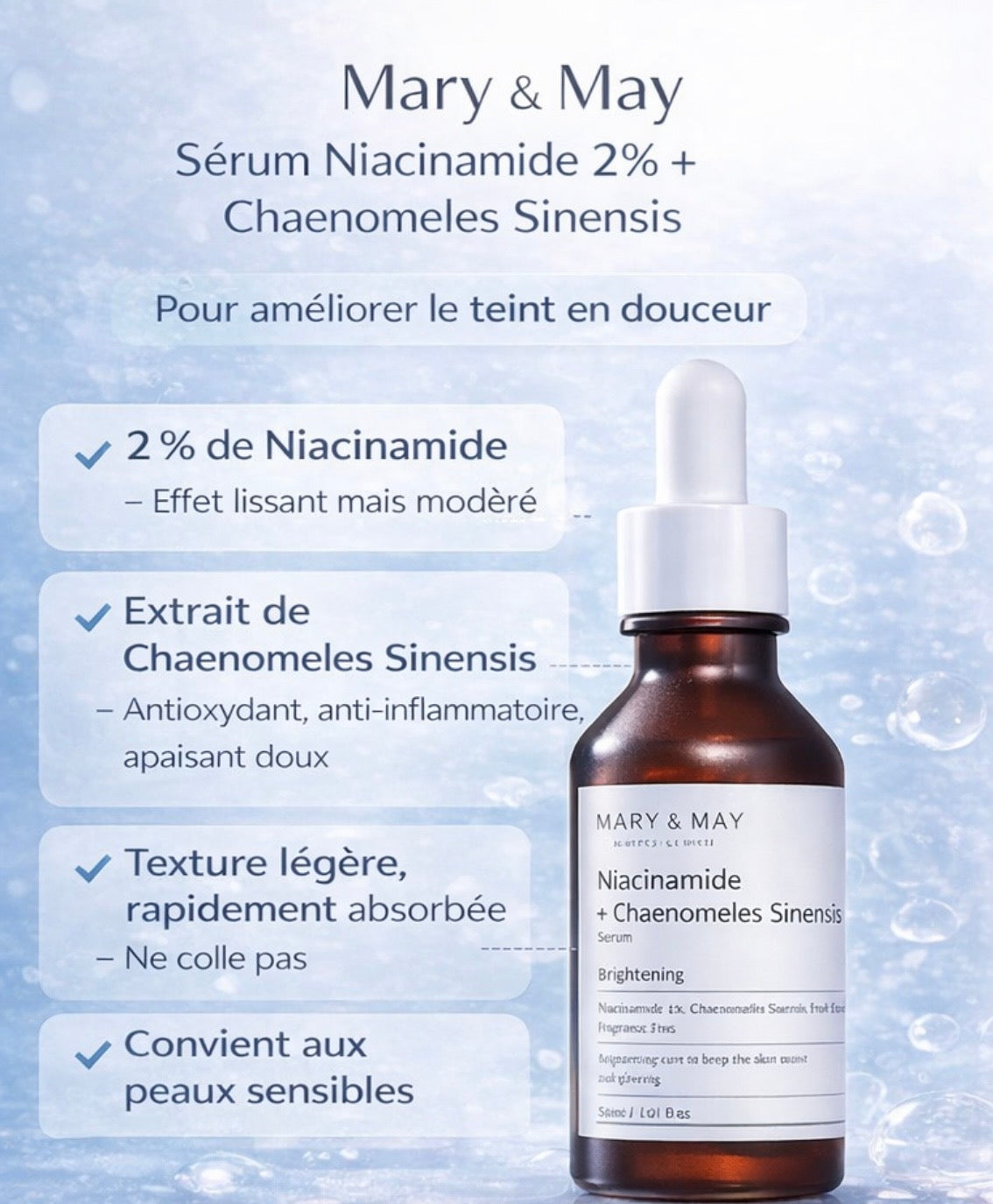 Sérum Niacinamide 2% - MARY&MAY
