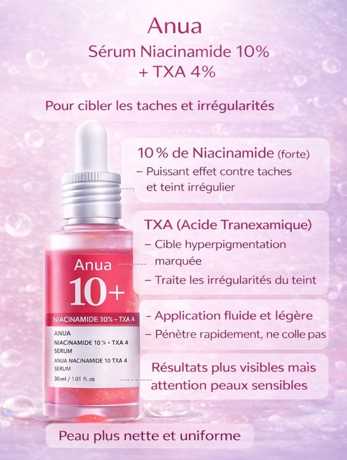 Sérum Niacinamide 10% + TXA 4% - ANUA